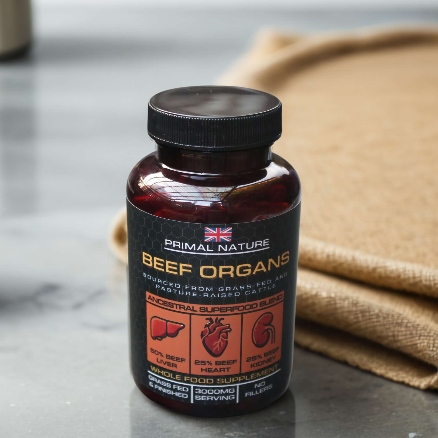 Grass-Fed Beef Organs - Primal Nature