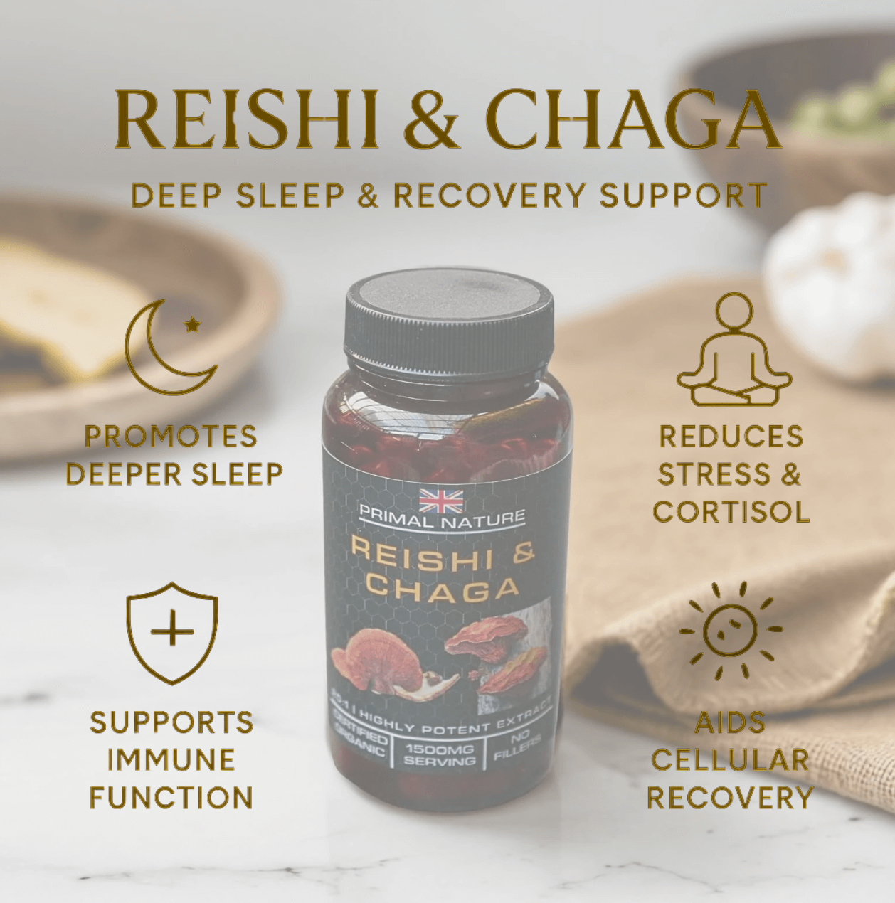 Organic Reishi and Chaga - Primal Nature