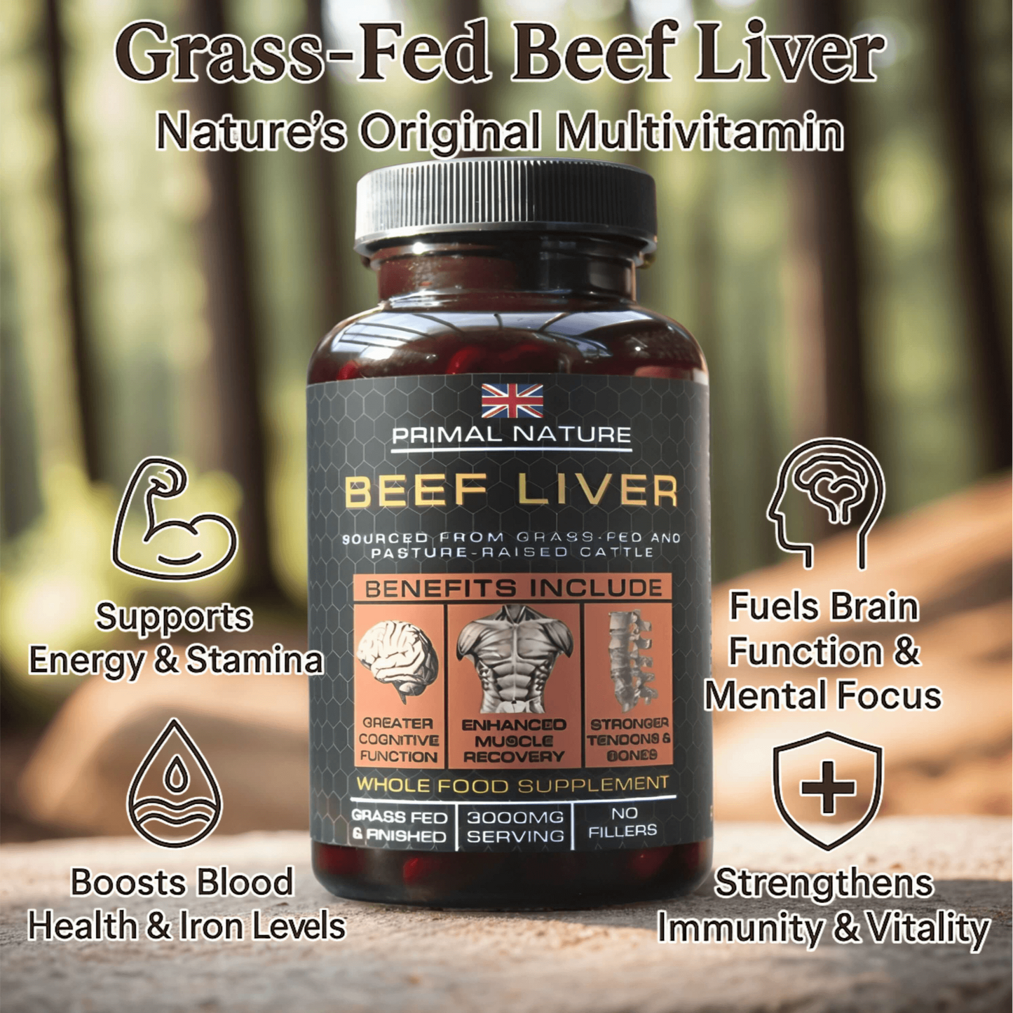 Grass-Fed Beef Liver