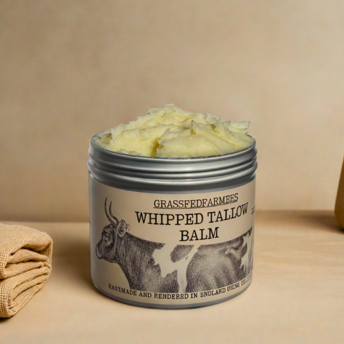 Grass Fed Tallow Balm - Whipped | Pure & Unscented | 300ml - Primal Nature