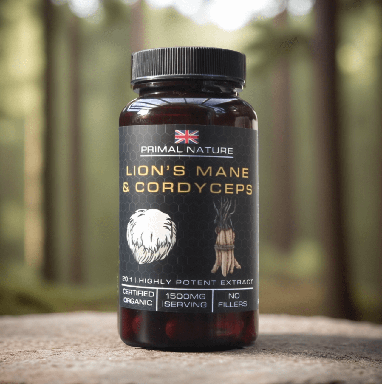 Organic Lion's Mane & Cordyceps