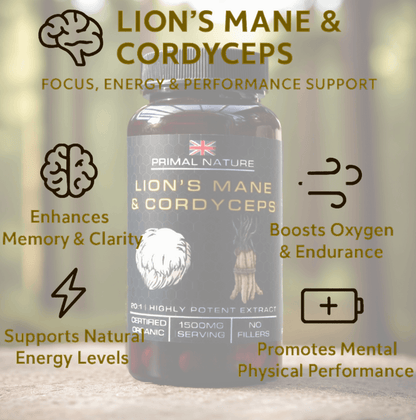 Organic Lion's Mane & Cordyceps