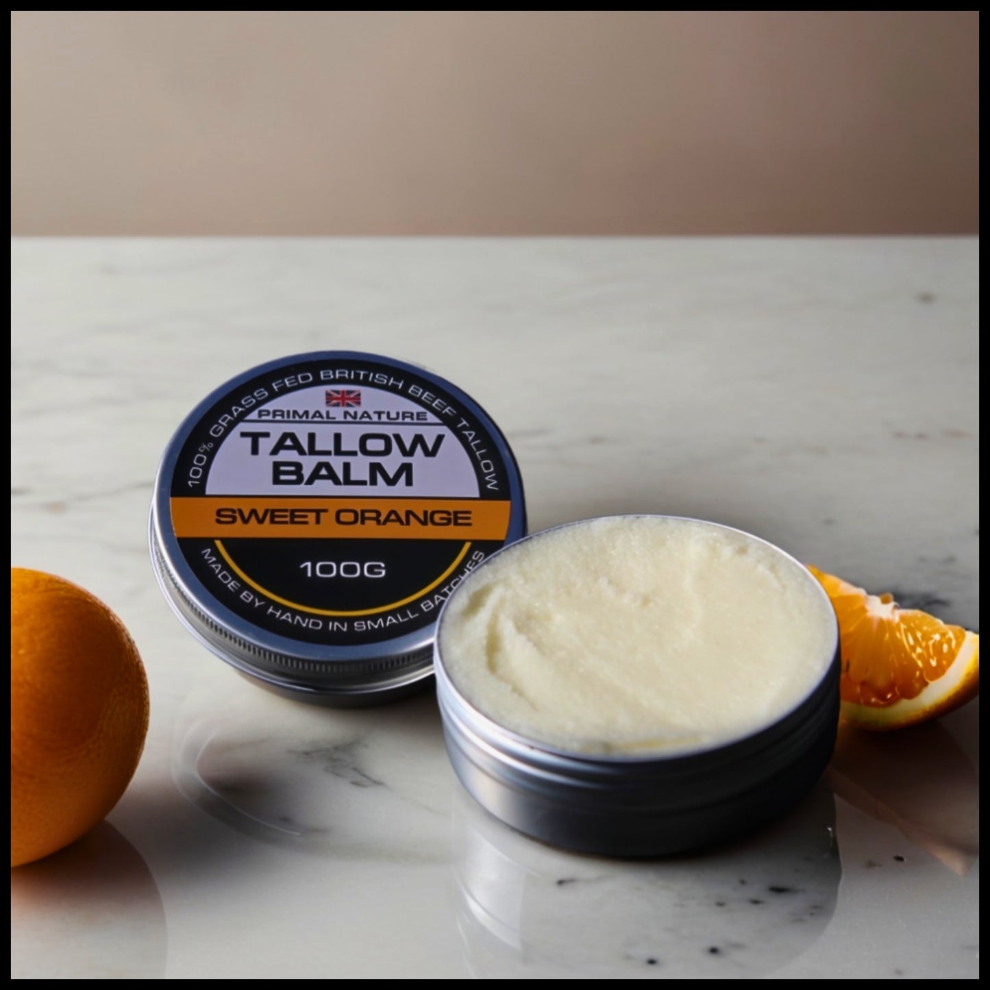 Grass-Fed Tallow Balm | Unscented | Sweet Orange | Sandalwood | 100g