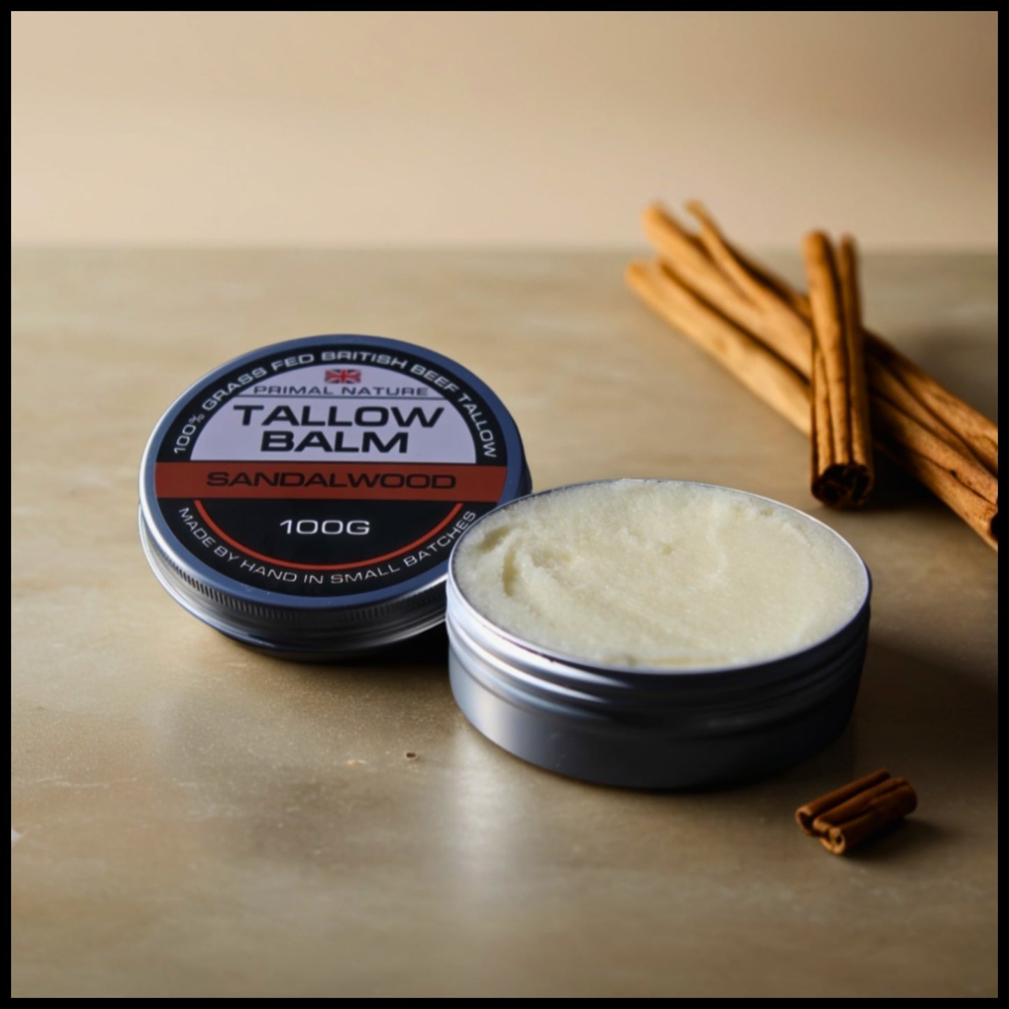 Grass-Fed Tallow Balm | Unscented | Sweet Orange | Sandalwood | 100g